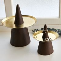 杉田エース CLOVER ウッドジュエリースタンド H11 CXU957814 1個（直送品）