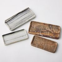 杉田エース CLOVER ブラウンマーブルトレイ W22 CXU957830 1個（直送品）