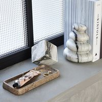 杉田エース CLOVER パンダマーブル ブックエンド CXU957833 1個（直送品）