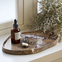 杉田エース CLOVER ブラウンマーブルトレイ W31 CXU957848 1個（直送品）