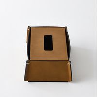 杉田エース CLOVER バッファローレザー ティッシュボックス CX2957973 1個（直送品）