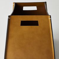 杉田エース CLOVER バッファローレザー ストレージボックス w/ハンドル CX2957975 1個（直送品）