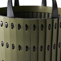 杉田エース CLOVER リサイクルレザー バスケット グリーン Φ35 CX2957982 1個（直送品）