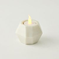 杉田エース CLOVER ホワイトマーブルティーライトホルダー CYT957624 1個（直送品）