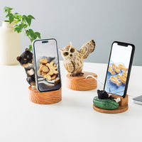 紅石 スマホスタンド(ハチワレ) QY-242BKW 1個（直送品）