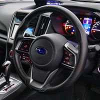 BONFORM ハンドルカバー カーボン丸形QK 円型 S・M兼用 ブラック 6849-16BK 1個（直送品）