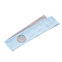 首に巻く氷のう ライトブルー 武田コーポレーション 冷却用品 首ベルト 繰り返し 氷嚢 ひんやりグッズ 1個