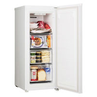 ハイアール 87L 前開き 冷凍庫 JF-UFSV9A-W 1台（直送品）