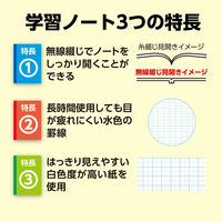 アーテック 5mm方眼ノート(B5) ブルー 科目名入 算数 32枚 74688 1セット(1冊×6)（直送品）