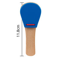 アーテック 木製パタパタ 青 22132 1セット(1個×3)（直送品）