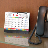 アーテック Wリング2WAYカレンダーカラフル 52682 1セット(1部×6)（直送品）