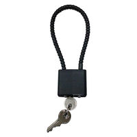 フジテックジャパン ワイヤー式シリンダー錠 ブリスターパック 防犯ロック 鍵付き 盗難防止 1100100006962 1個（直送品）