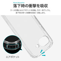 Google Pixel 10a 耐傷・耐衝撃ハイブリッドケース 「UTILO Hybrid」 クリア TPU 衝撃吸収 着脱簡単（直送品）