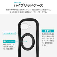 Google Pixel 10a 360度回転スタンド付き・耐衝撃ハイブリッドケース 「ViAMO mag swing」 ブラック（直送品）