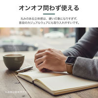 Apple Watch 42(Series 1/2/3)/44/45/46/49mm バンド 「CORVIN」プランプレザーバンド ブラウン（直送品）