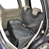 BONFORM シートカバー ファインペット 1540×1100mm ブラック 軽後席用 4125-01BK 1個（直送品）