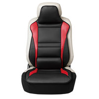 BONFORM シートクッション コアサポートレザー レッド フロント1枚 4172-91RE 1個（直送品）