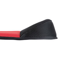 BONFORM クッション エアロメッシュ 480×480mm レッド ヒップ型 大判タイプ 5225-43RE 1個（直送品）