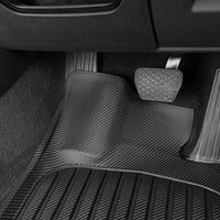 BONFORM バケットマット 3Dカーボンアロー 500×640mm ブラック 運転席F1枚 6489-42BK 1個（直送品）