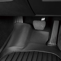 BONFORM バケットマット 3Dカーボンアロー 500×640mm スモーク 運転席F1枚 6489-42SM 1個（直送品）