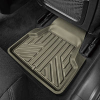 BONFORM バケットマット 3Dカーボンアロー 450×480mm スモーク 兼用1枚 6489-48SM 1個（直送品）