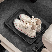 BONFORM 収納 SNPソフトトレイ 280×350mm ブラック マルチトレイ 7436-01BK 1個（直送品）