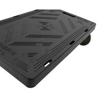 浅香工業 静プラ平台車 4輪自在 85ミリ #182681 1台（直送品）