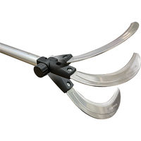 浅香工業 超軽量伸縮可変式ステン万能草刈鎌 AP柄付 #195063 1個（直送品）