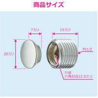 カクダイ 給水プラグ 呼13用 10個 GA-JL022 1セット(10個入)（直送品）