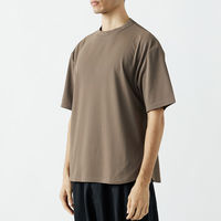 おたふく手袋 汗染み軽減 オーバーサイズ5分袖 クールTシャツ アッシュブラウン Sサイズ FB-710 1枚（直送品）