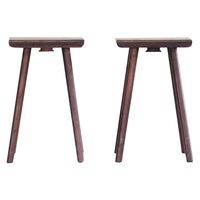 吉桂 BENCH WITH STOOL GAROOL 幅1100mm ブラウン O0538 1台（直送品）