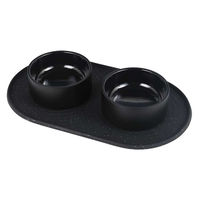 ダルトン ランチョンマット DULTON シリコンプレイスマット オーバル フードボウル ブラック 482161 1個（直送品）