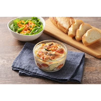 ヨシカワ 保存容器 電子レンジ対応 グラスコンテナ 500ml ライトイエロー 482051 1個（直送品）