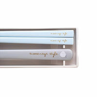 オーエスケー コンビセット シマエナガ 引フタコンビ 箸 スプーン 482243 1個（直送品）