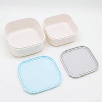 オーエスケー 弁当箱 シマエナガ シール容器2Pセット 482248 1個（直送品）