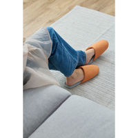 ResoTrading スリッパ ディジョン ルームシューズ S 約22.0~24.5cm オレンジ 482388 1個（直送品）