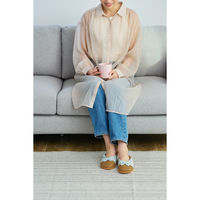 ResoTrading スリッパ リッセ ルームシューズ 約22.0~24.5cm グリーン 482397 1個（直送品）