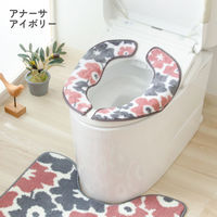 カキウチ 便座カバー フンワリッチ便座マット アナーサ U型 O型 兼用 アイボリー 482434 1個（直送品）