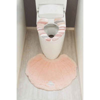オカトー 便座シート メリージェラート 貼るだけ便座シート シェルピンク 483290 1個（直送品）