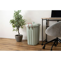 東谷 ゴミ箱 タフカン 60L 大容量 屋外 日本製 耐衝撃 フタ付き 軽い ブルーグレー 485143 1個（直送品）