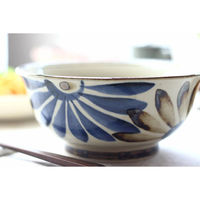 ネクスト 鉢 民彩はな絵 麺鉢 18.5cm 日本製 490814 1個（直送品）