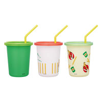 スケーター タンブラー 320ml ストロー付タンブラー3個入 じゃがりこサラダ 494191 1個（直送品）
