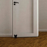 ルークラン ドアストッパー アプリクス アニマルストッパー かわいい 動物 クロ 494315 1個（直送品）