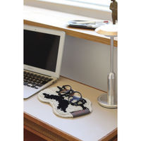 クレエ マット 小物置き タフティーグラシーズマット 室内 グレー 494319 1個（直送品）