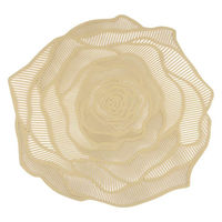 ルークラン ランチョンマット アプリクス フラワーレース ゴールド 494744 1個（直送品）