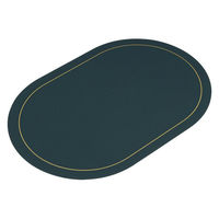 ルークラン ランチョンマット アプリクス オーバル グリーン 494745 1個（直送品）