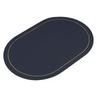 ルークラン ランチョンマット アプリクス オーバル ブルー 494746 1個（直送品）