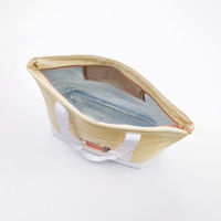 スケーター エコバッグ 麻風 トート 保冷 ショッピングバッグ リサ&ガスパール リンゴ柄 494978 1個（直送品）