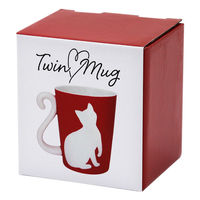 アルタ マグカップ 300ml ツインマグ リペル 単品 レッド 495125 1個（直送品）