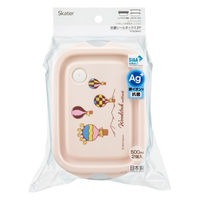 スケーター 弁当箱 500ml 2個入 抗菌シールボックスM2P ウッドストック トラベル 495291 1個（直送品）